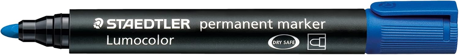Staedtler Permanent Markers 352 Bullet Tip - Assorted Colours - Cup of 19